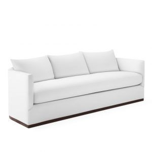 Custom Sofa White LInen